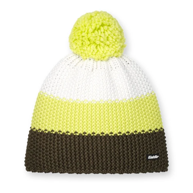 Czapka Eisbar Star Pompon MÜ braun lila beige