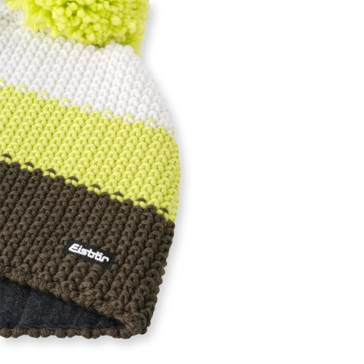 Czapka Eisbar Star Pompon MÜ braun lila beige