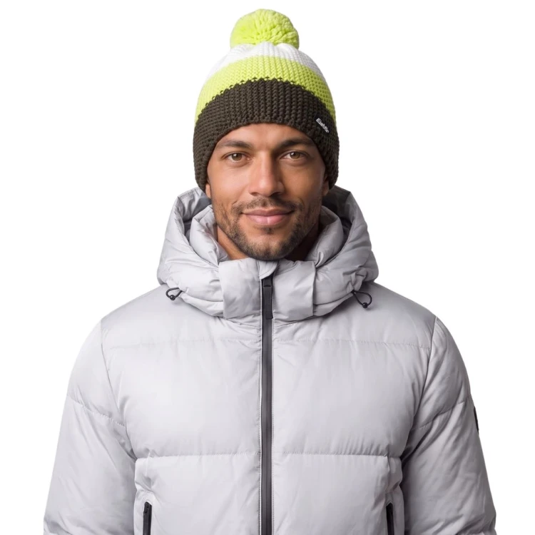 Czapka Eisbar Star Pompon MÜ braun lila beige