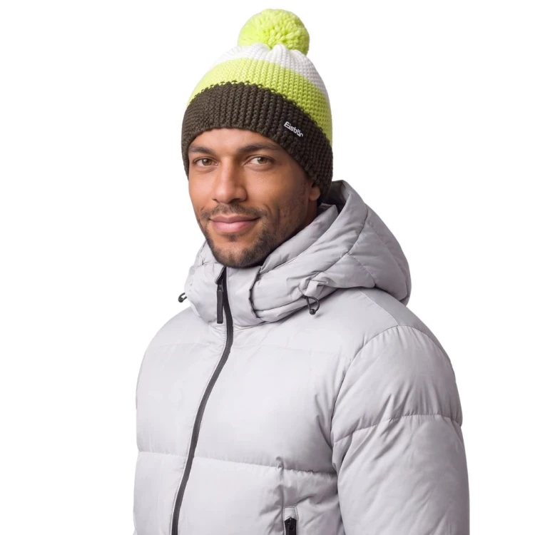 Czapka Eisbar Star Pompon MÜ braun lila beige