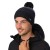 Czapka Eisbar Star Pompon MÜ black
