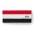Opaska Eisbar Star Stirnband black/white/red