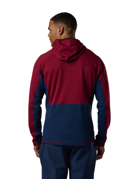 Bluza narciarska męska Rossignol Blackside FZH Fleece Tibetan Red