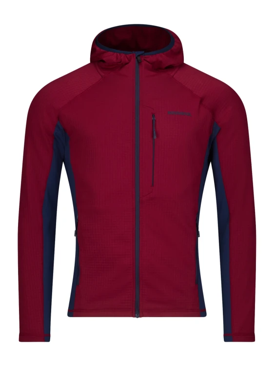 Bluza narciarska męska Rossignol Blackside FZH Fleece Tibetan Red