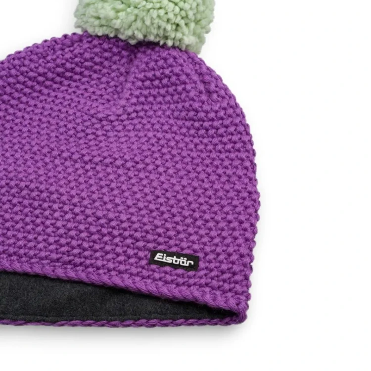 Czapka Eisbar Jamie Pompon MÜ frozen twilight/arctic basil