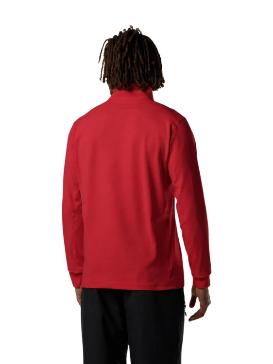 Bluza męska Rossignol Stretch Half-Zip Mid Layer Sports Red