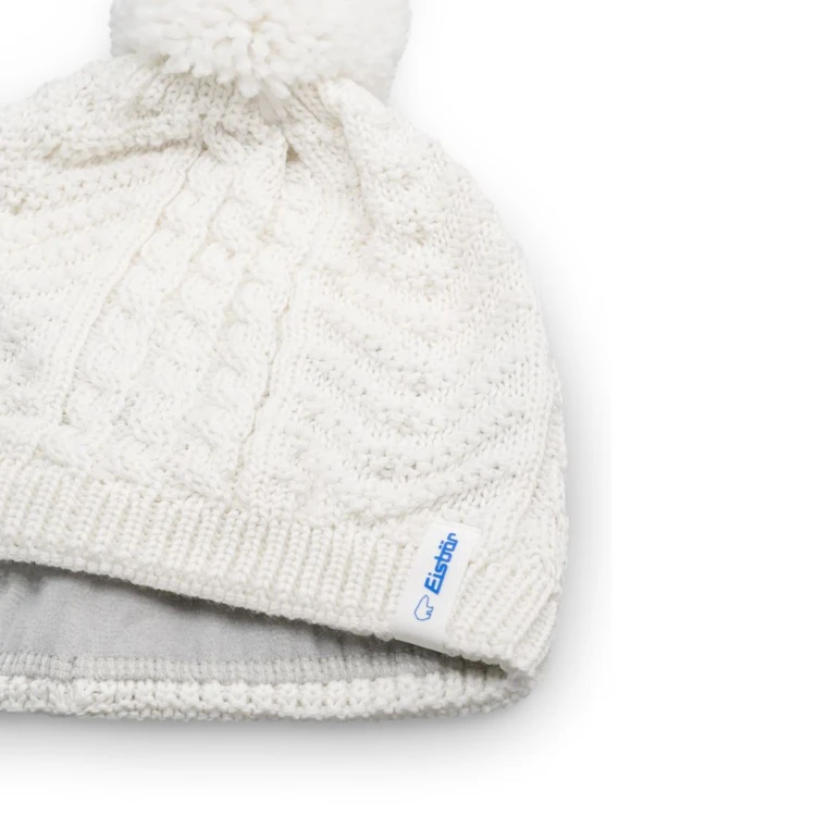 Czapka Eisbar Zera Pompon MÜ white