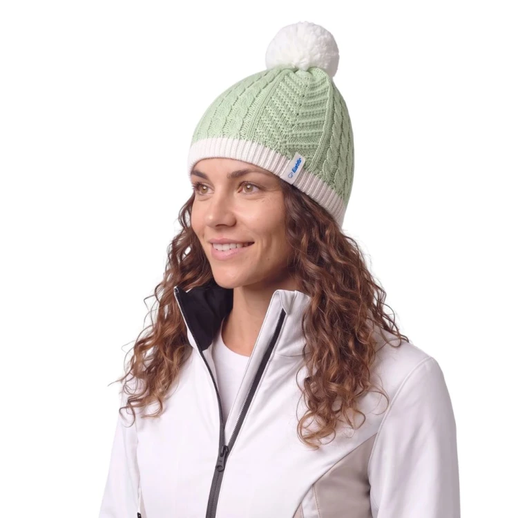 Czapka Eisbar Zera Pompon MÜ green