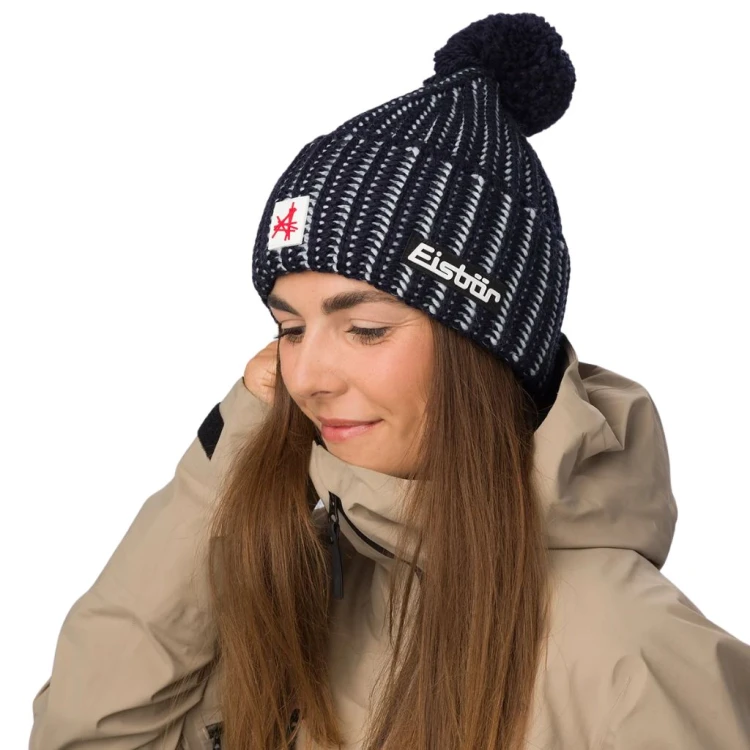 Czapka Eisbar Ronda Pompon MÜ SA navy