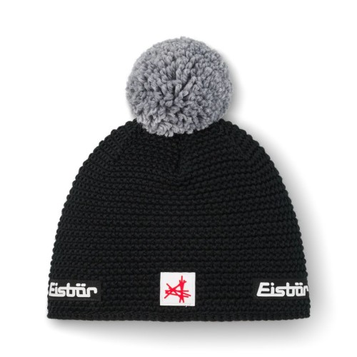 Czapka Eisbar Jamie Pompon MÜ SA black grey