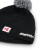 Czapka Eisbar Jamie Pompon MÜ SA black grey