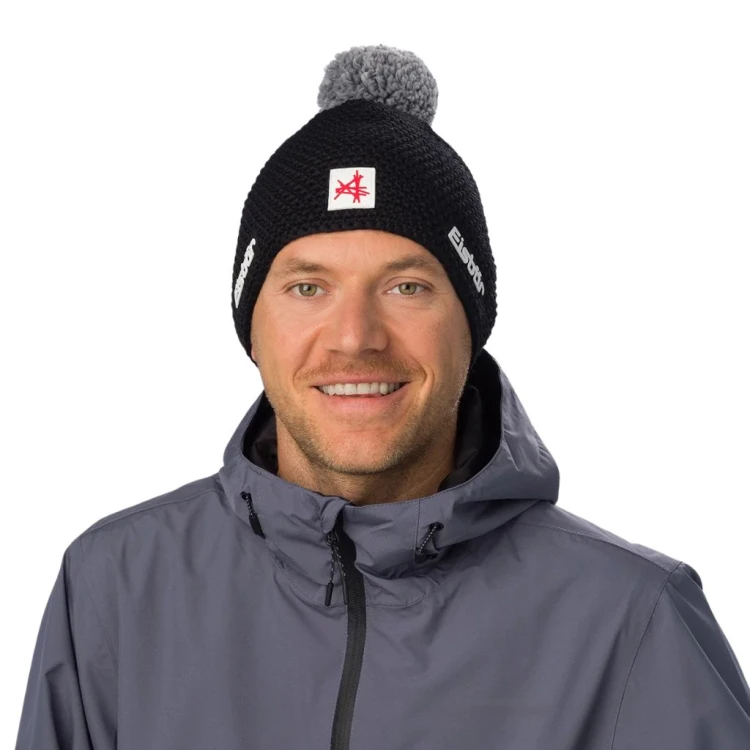 Czapka Eisbar Jamie Pompon MÜ SA black grey