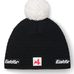 Czapka Eisbar Jamie Pompon MÜ SA black white