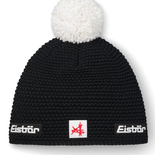 Czapka Eisbar Jamie Pompon MÜ SA black white