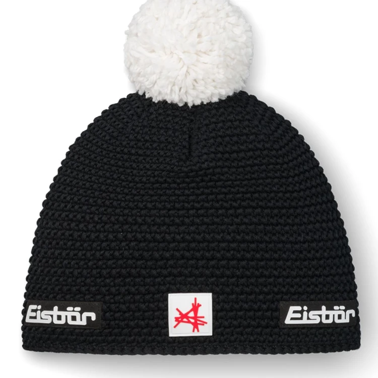 Czapka Eisbar Jamie Pompon MÜ SA black white