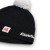Czapka Eisbar Jamie Pompon MÜ SA black white
