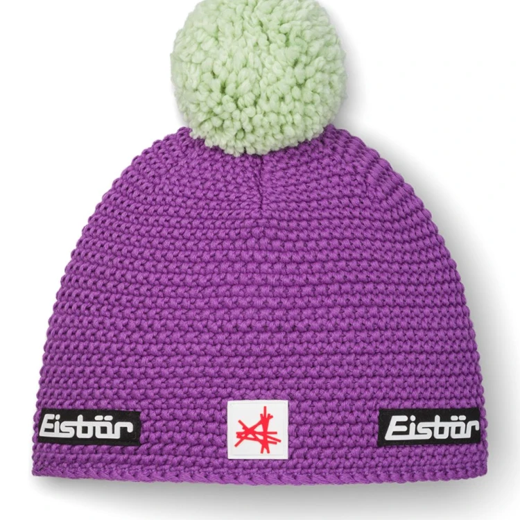 Czapka Eisbar Jamie Pompon MÜ SA purple