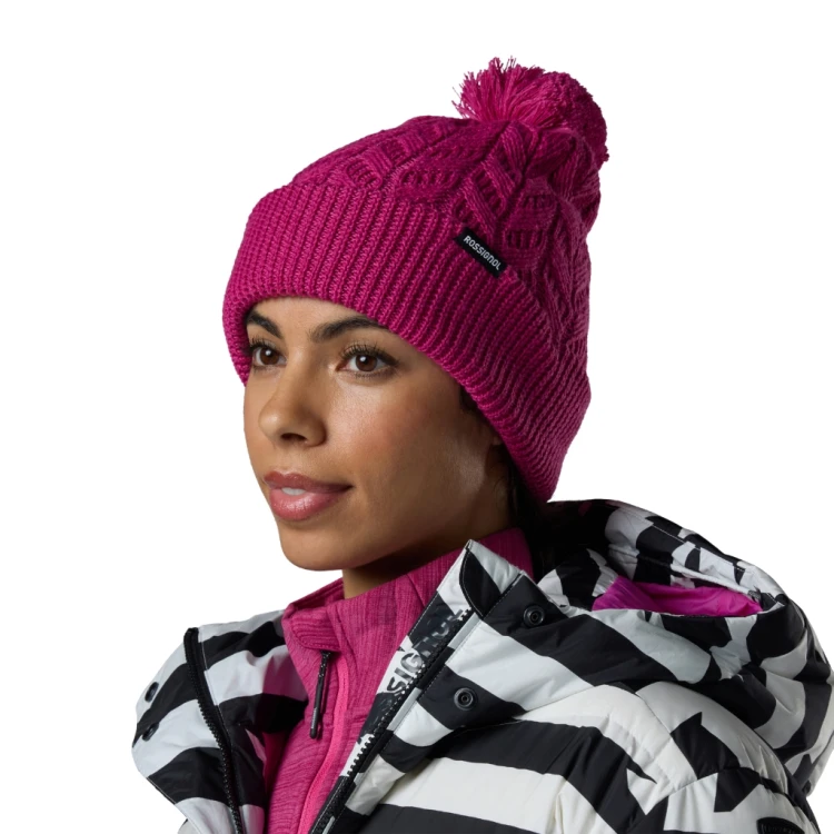 Czapka damska Rossignol Sofia Beanie Electric Fuchsia