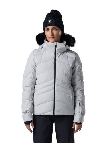 Kurtka narciarska damska Rossignol Staci Insulated Silver Pearly
