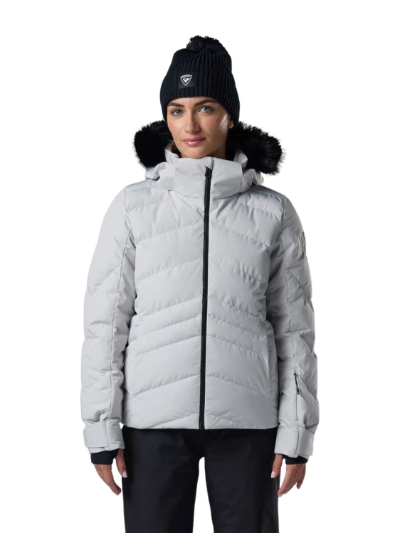 Kurtka narciarska damska Rossignol Staci Insulated Silver Pearly
