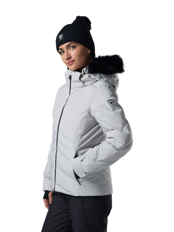 Kurtka narciarska damska Rossignol Staci Insulated Silver Pearly