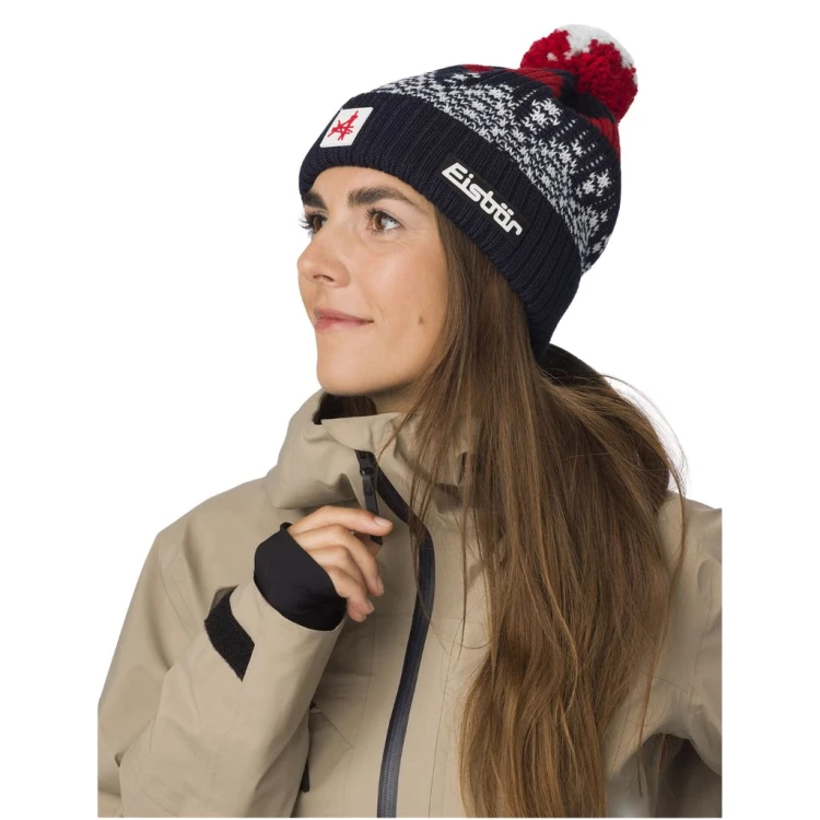 Czapka Eisbar Norrak Pompon MÜ SA navy