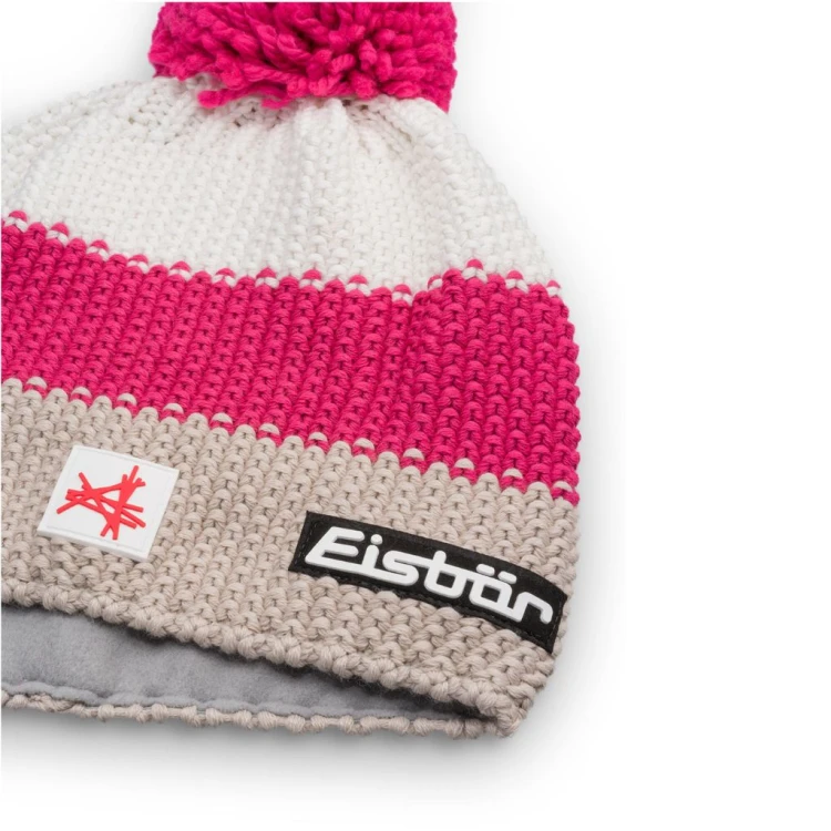 Czapka Eisbar Star Pompon MÜ SA pink