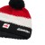 Czapka Eisbar Star Pompon MÜ SA black/white/red