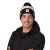 Czapka Eisbar Star Pompon MÜ SA black/white/red