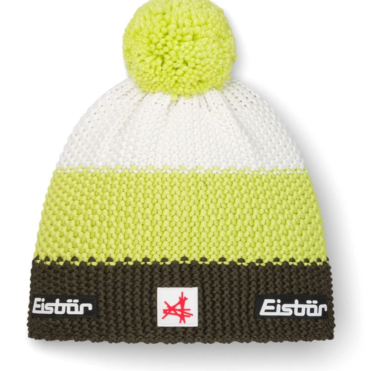 Czapka Eisbar Star Pompon MÜ SA black/green/white