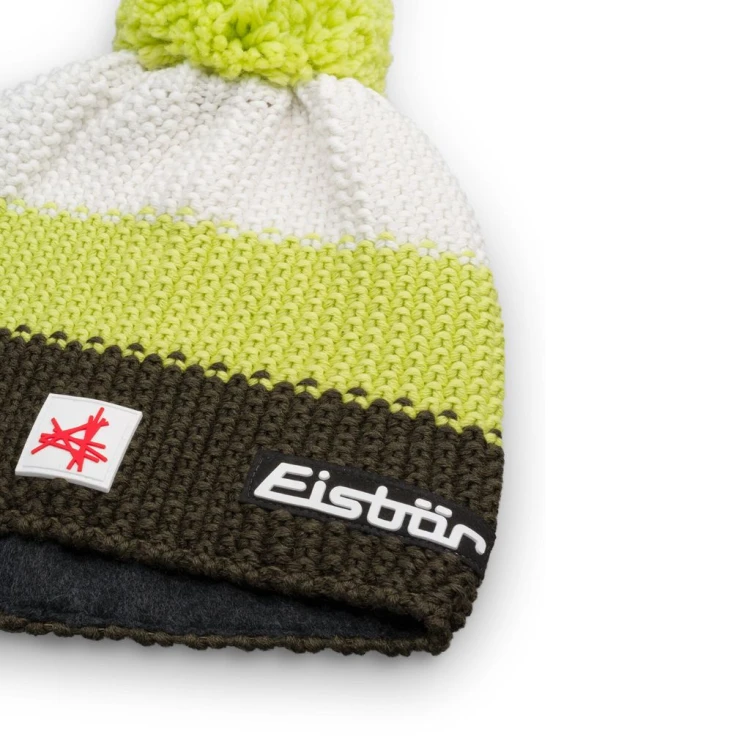 Czapka Eisbar Star Pompon MÜ SA black/green/white