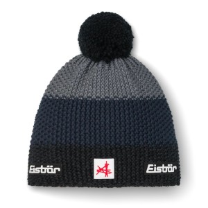 Czapka Eisbar Star Pompon MÜ SA black/cobalt/anthracite