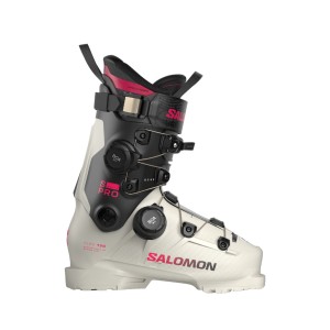 Buty narciarskie Salomon S/PRO Super Dual BOA® 130 Gray Aurora / Black / Raspberry