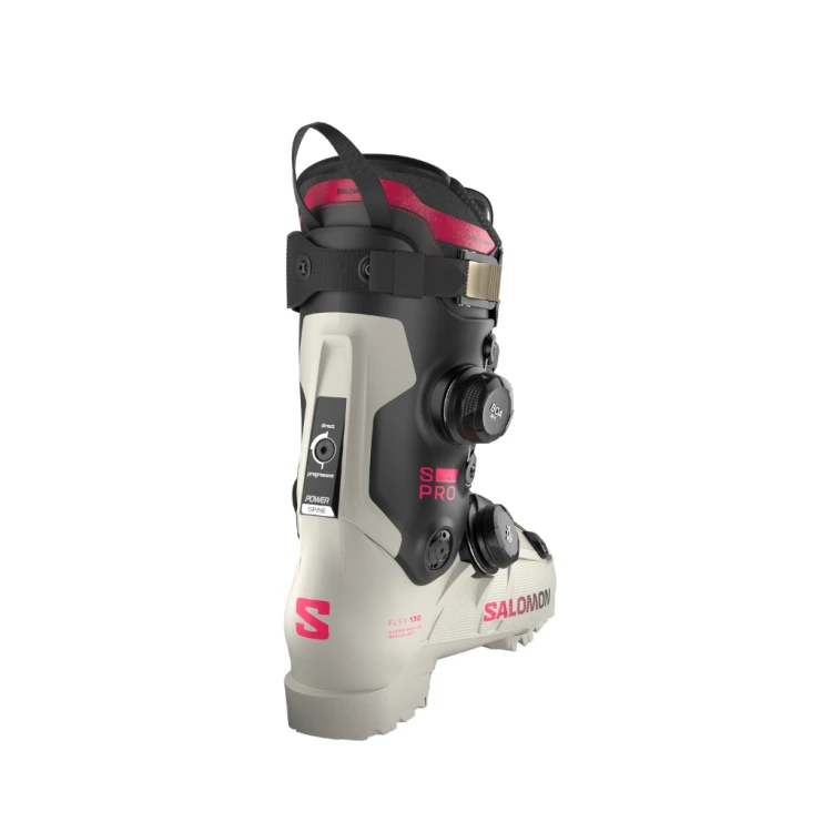 Buty narciarskie Salomon S/PRO Super Dual BOA® 130 Gray Aurora / Black / Raspberry