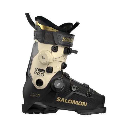 Buty narciarskie damskie Salomon S/PRO Supra D BOA 105 Black / Birch / Gold Met.