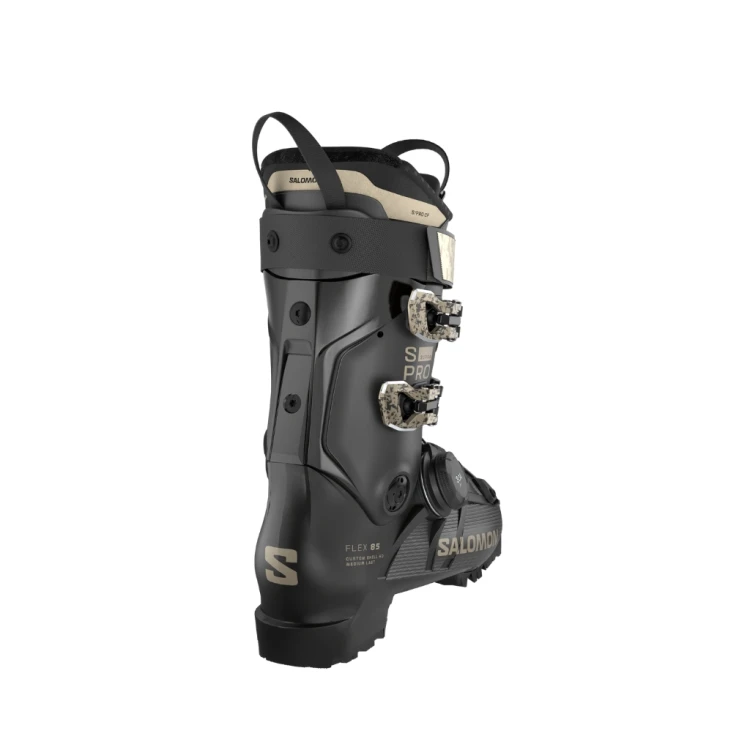 Buty narciarskie damskie Salomon S/PRO Supra S BOA® 85 Black / Beluga Met. / Light Bronze Met.
