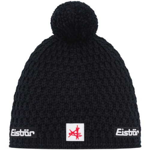 Czapka Eisbar Trail Pompon MÜ SA black