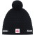 Czapka Eisbar Trail Pompon MÜ SA black