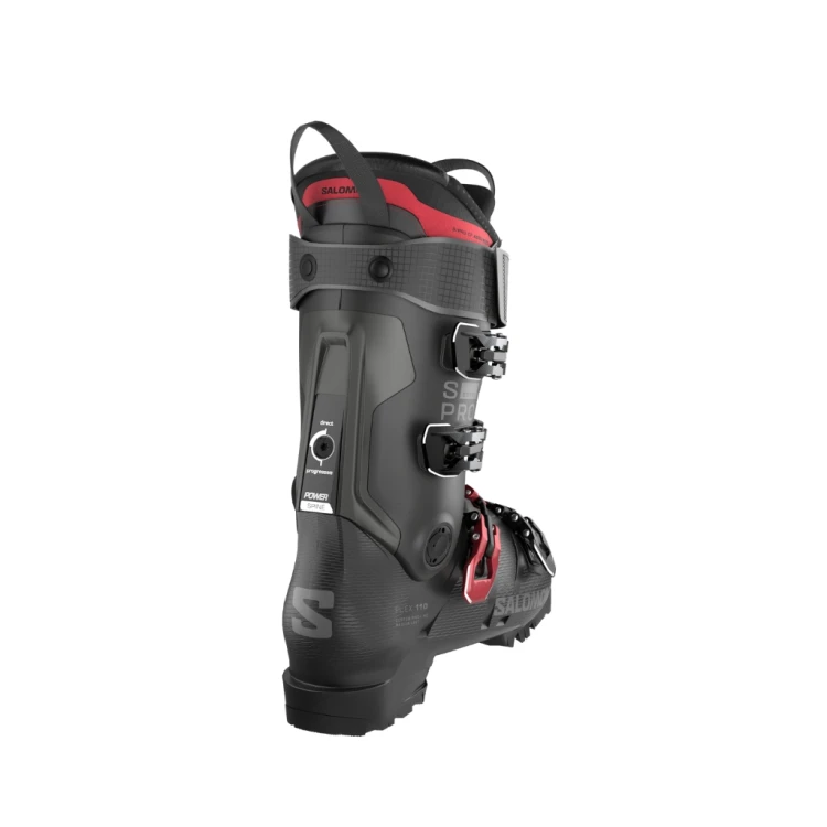 Buty narciarskie Salomon S/PRO Supra 110 Black / Red / Beluga Met.