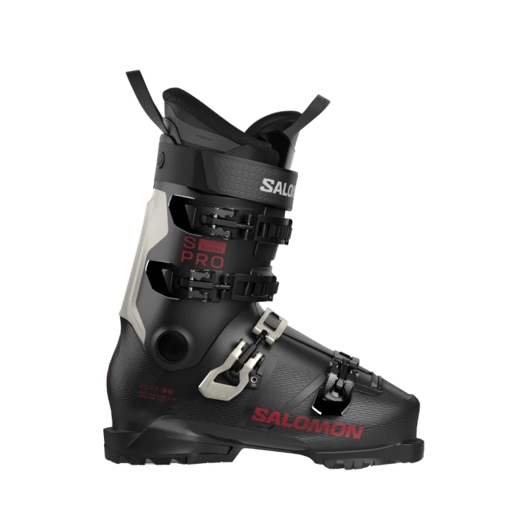 Buty narciarskie Salomon S/PRO Supra 90 Black / Gray Aurora / Samba Met.