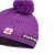Czapka Eisbar Trail Pompon MÜ SA purple