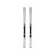 Narty Salomon S/MAX N°8 Silver + M10 GW L8 Silver Met. / Glitter / Silver