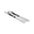 Narty Salomon S/MAX N°8 Silver + M10 GW L8 Silver Met. / Glitter / Silver