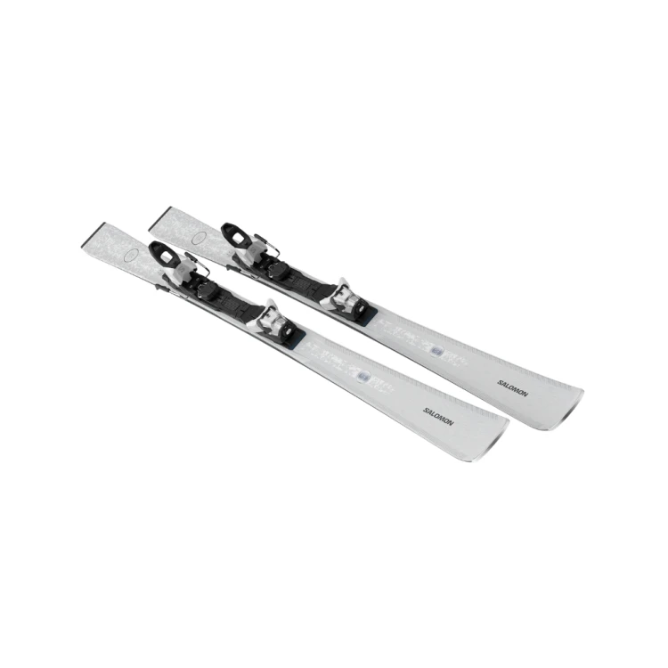 Narty Salomon S/MAX N°8 Silver + M10 GW L8 Silver Met. / Glitter / Silver