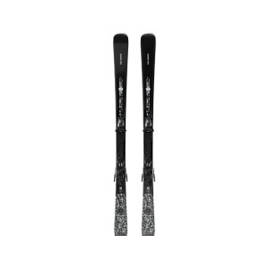 Narty Salomon S/MAX N°8 BLACK + M10 GW L80 Black / Glitter / Silver