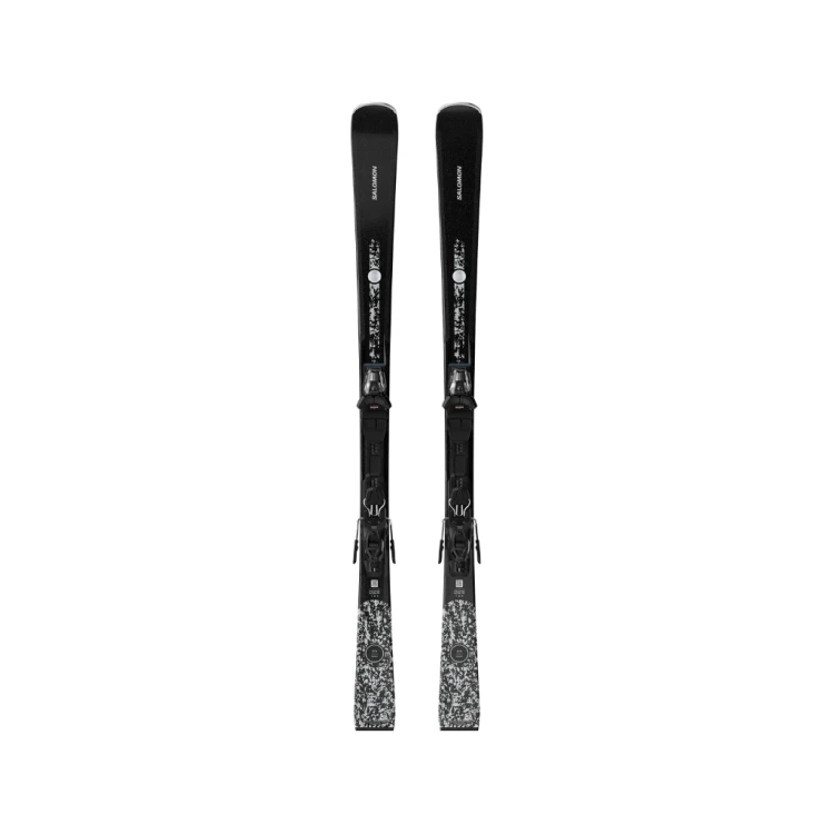Narty Salomon S/MAX N°8 BLACK + M10 GW L80 Black / Glitter / Silver