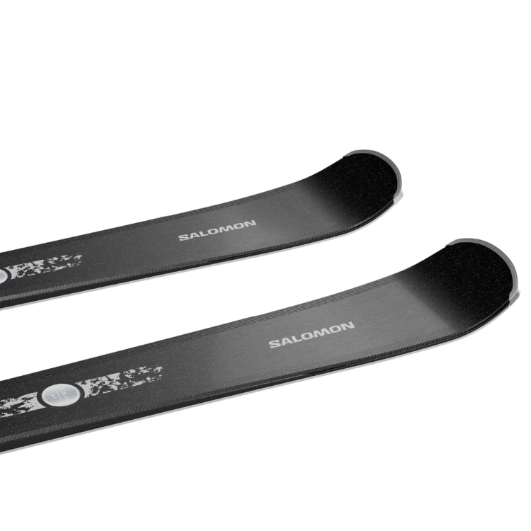 Narty Salomon S/MAX N°8 BLACK + M10 GW L80 Black / Glitter / Silver