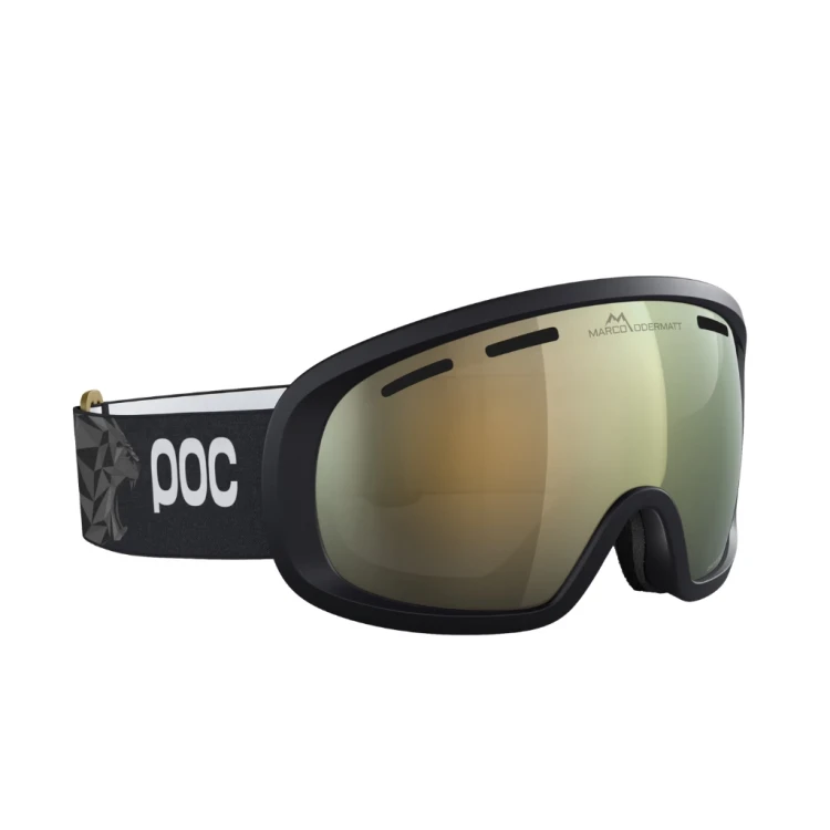 Gogle POC Fovea Mid Marco Odermatt Ed. uranium black/podium gold/sunny gold