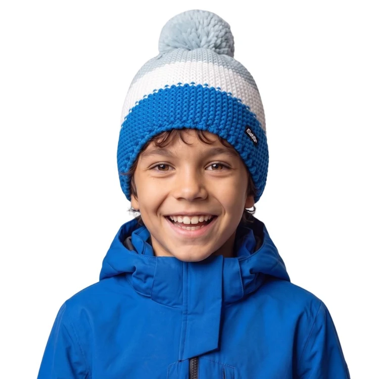 Czapka dziecięca Eisbar Star Pompon MÜ kids blue/cobalt