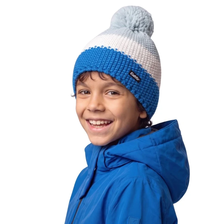 Czapka dziecięca Eisbar Star Pompon MÜ kids blue/cobalt
